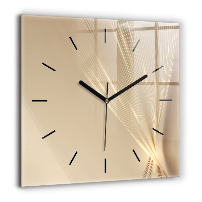 Szögletes üvegóra 60x60 Absztrakt fény