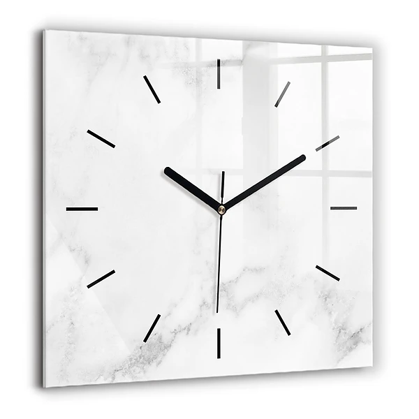 Szögletes fali üvegóra 60x60 Elegáns márvány