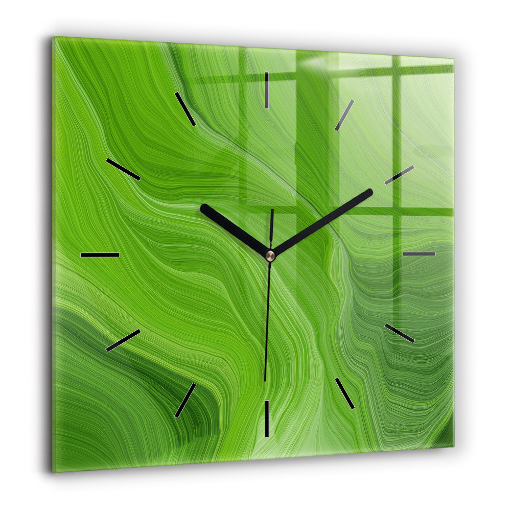 Szögletes üvegóra 60x60 Modern hullámok