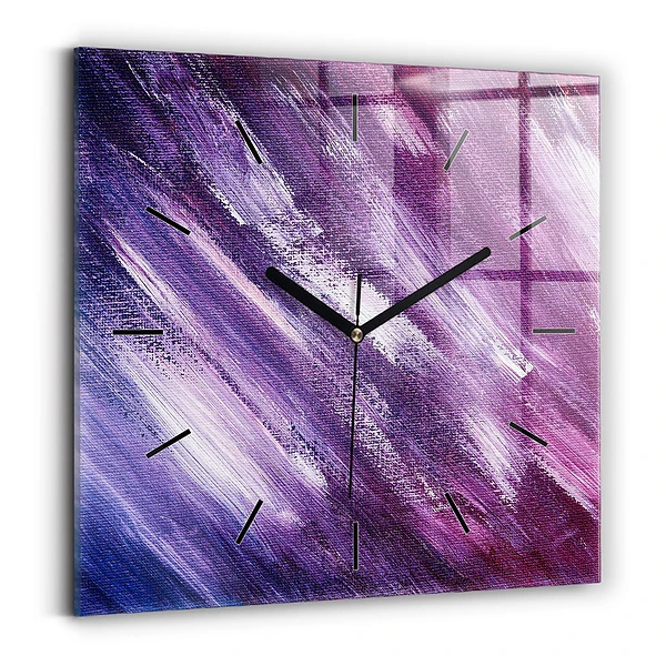 Szögletes fali üvegóra 60x60 Akrilfesték textúra
