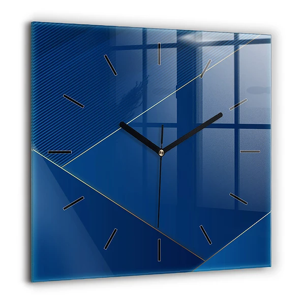 Négyzetes üvegóra 60x60 Ornamentális absztrakció