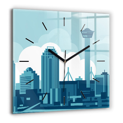 Négyzet alakú üvegóra 60x60 Építészet az USA-ban