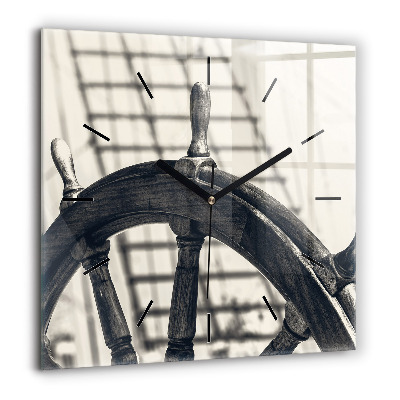 Négyzet alakú üvegóra 60x60 Ősi hajó