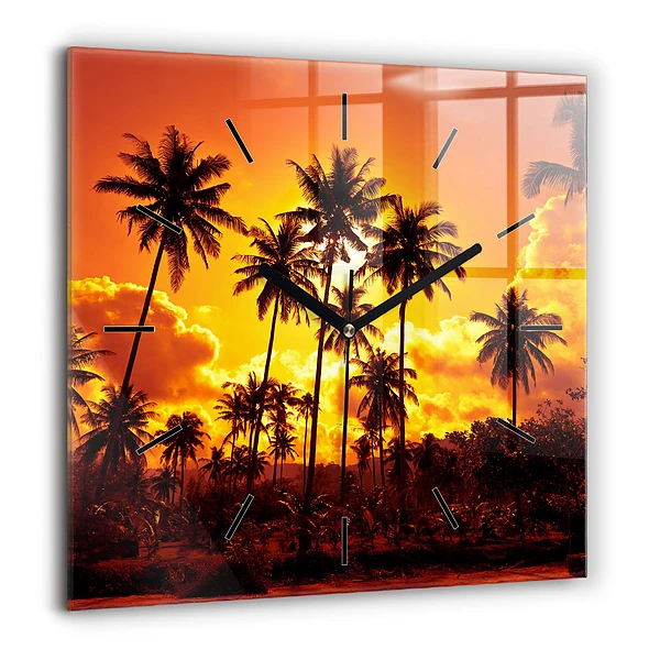Szögletes fali üvegóra 60x60 Thaiföld Klong Prao strand