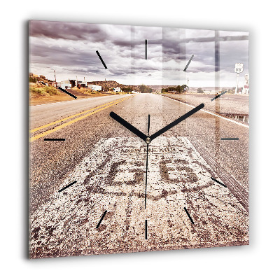 Négyzet alakú üvegóra 60x60 66-os út USA