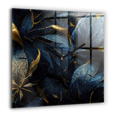 Szögletes fali üvegóra 60x60 Dekoratív virágok