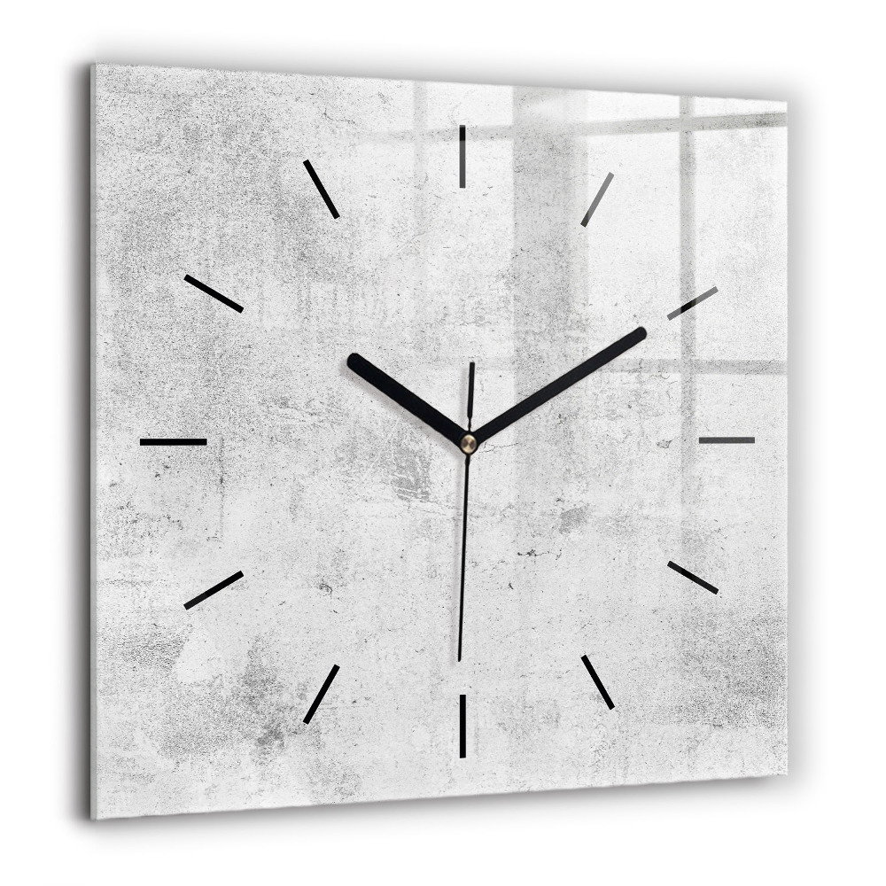 Szögletes fali üvegóra 60x60 Beton fal