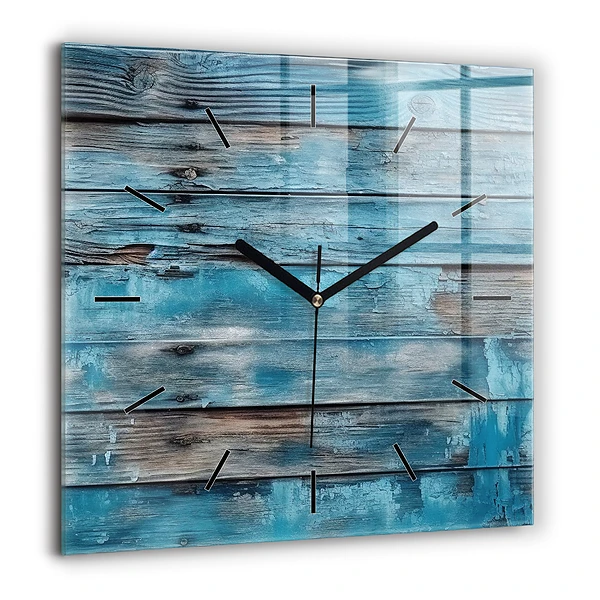 Szögletes fali üvegóra 60x60 Kék táblák