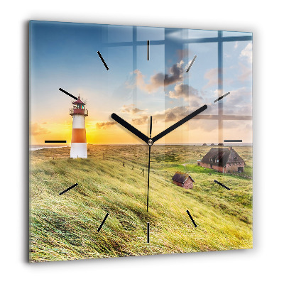 Négyzetes üvegóra 60x60 Világítótorony