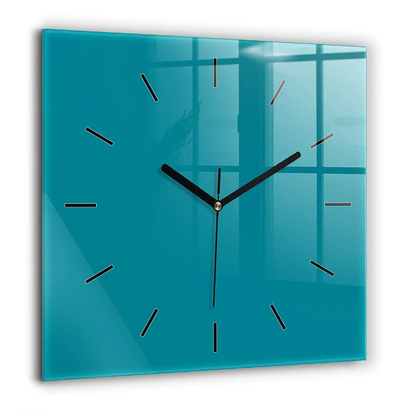 Szögletes fali üvegóra 60x60 Tengeri