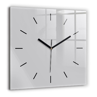Szögletes fali üvegóra 60x60 Világosszürke