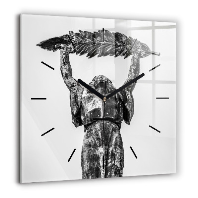 Szögletes fali üvegóra 60x60 Szabadságszobor Budapesten