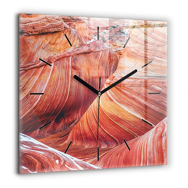 Négyzet alakú üvegóra 60x60 Festői Grand Canyon