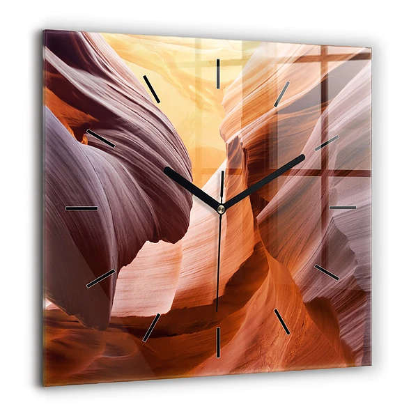 Szögletes fali üvegóra 60x60 Antilop-kanyon