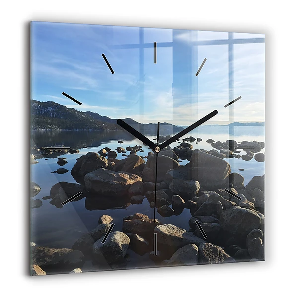 Szögletes üvegóra 60x60 Tengerre néző kilátás