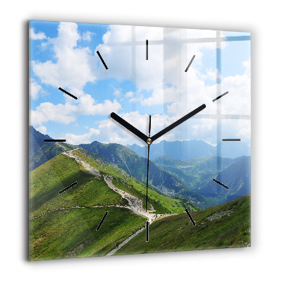 Szögletes üvegóra 60x60 Kasprowy Wierch Zakopane