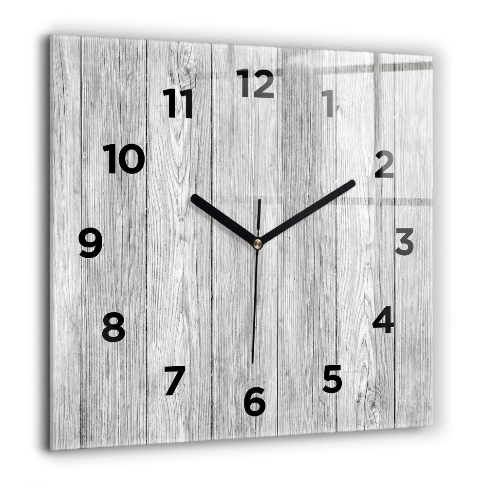 Négyzet alakú üvegóra 60x60 Fából készült panelek