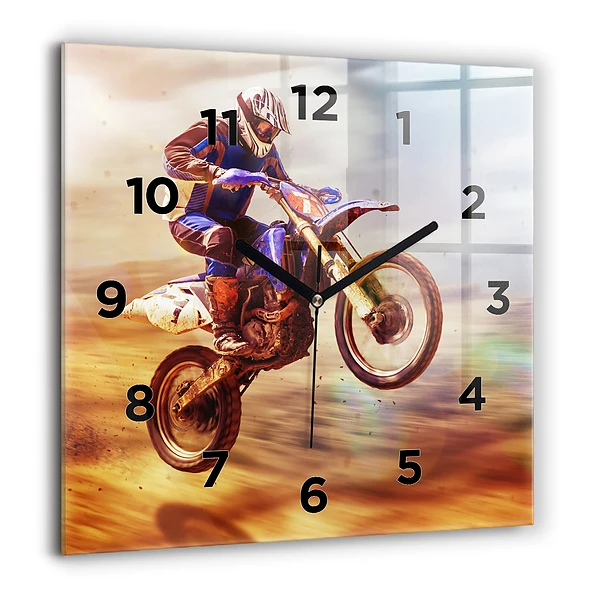 Négyzetes üvegóra 60x60 Enduro motocross