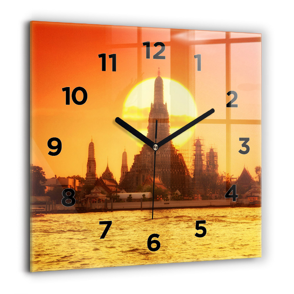 Szögletes fali üvegóra 60x60 Wat arun Bangkok Tajlandia