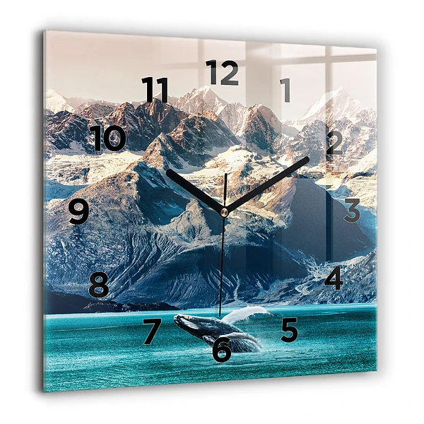 Négyzet alakú üvegóra 60x60 Bálna víz
