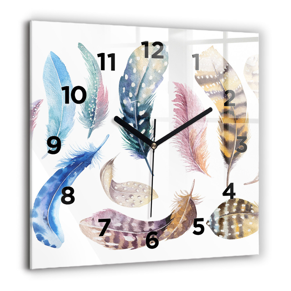 Szögletes fali üvegóra 60x60 Retro művészeti illusztráció