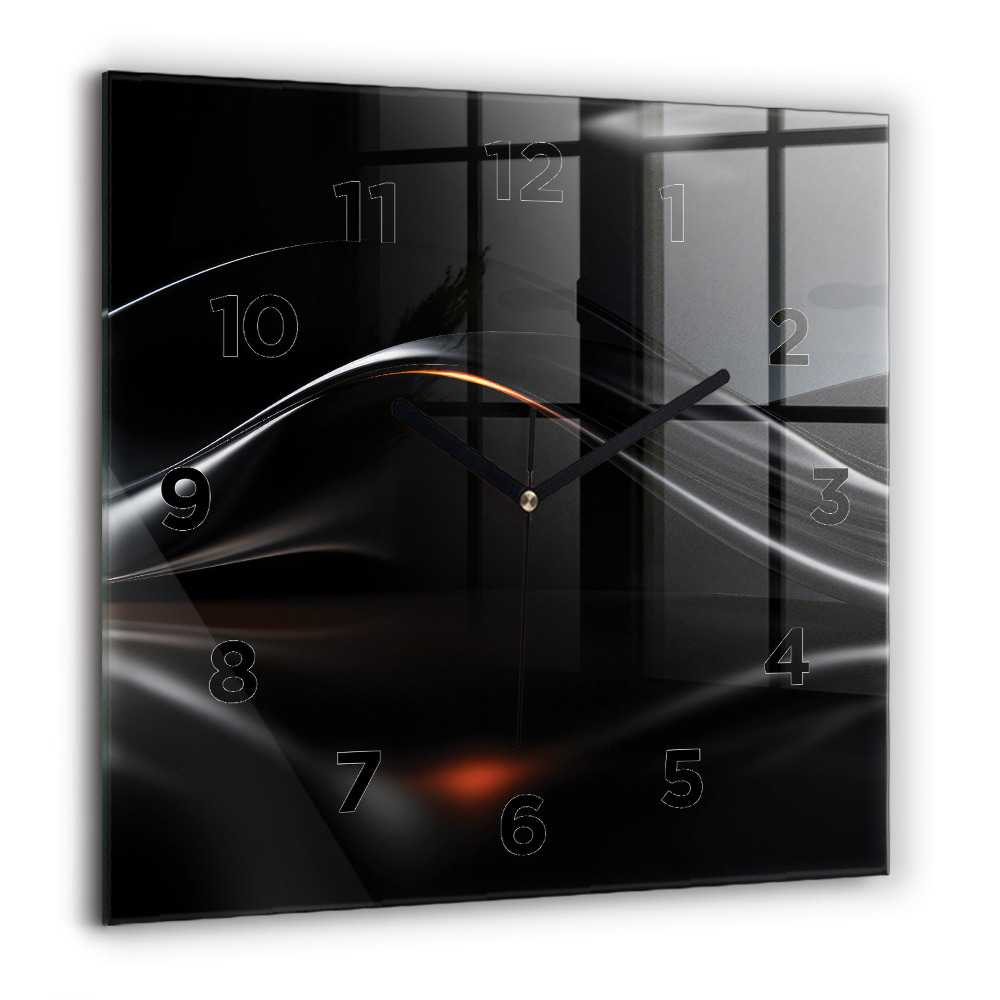 Szögletes fali üvegóra 60x60 Absztrakt