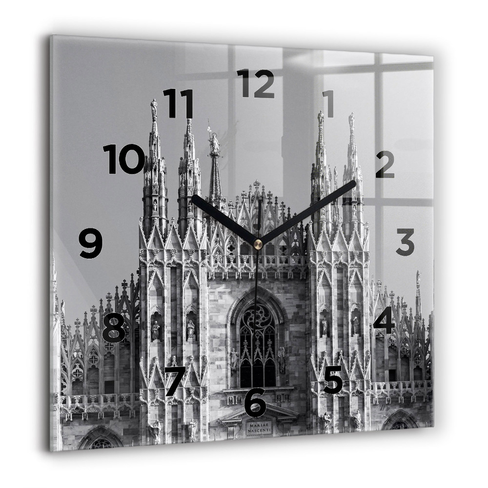 Szögletes fali üvegóra 60x60 Duomo di Milano székesegyház