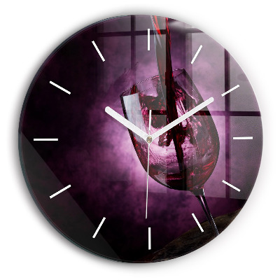 Egyedi üvegóra kerek 30 cm Borospohár