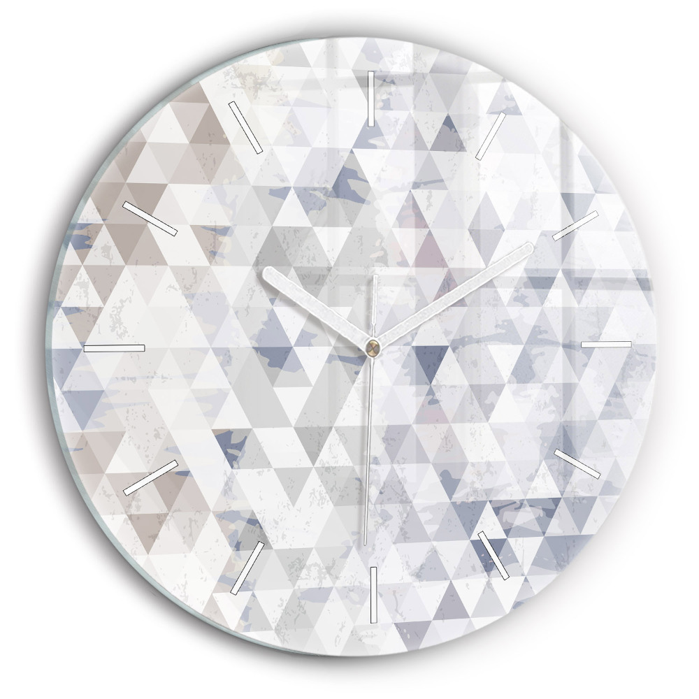 Fali üvegóra kerek 30 cm Geometrikus minta