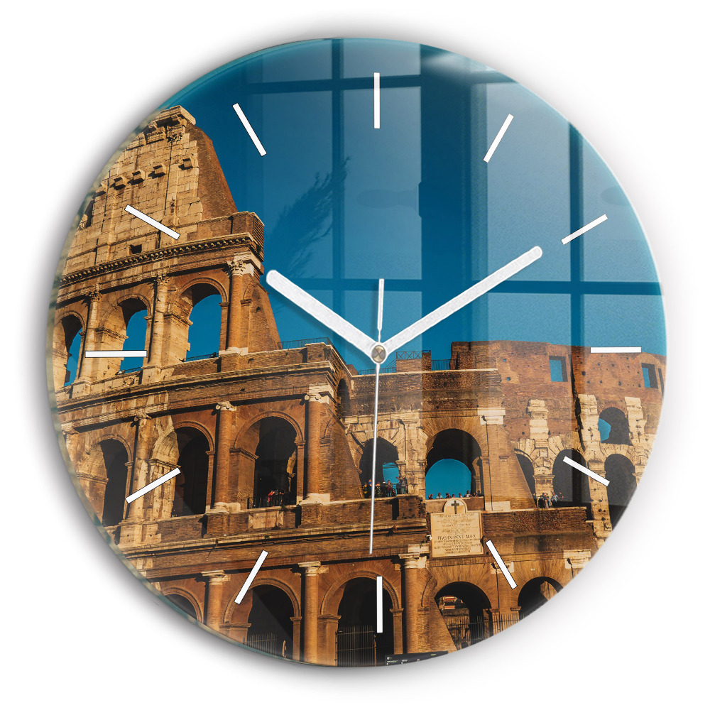 Kerek üvegóra 30 cm Colosseum Olaszországban