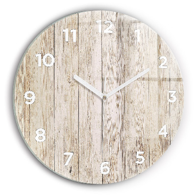 Fali üvegóra kerek 30 cm Fa panelek