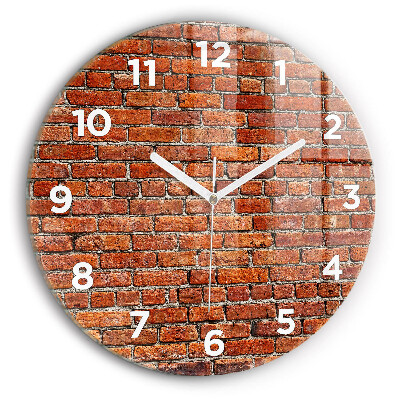 Kerek falióra 30 cm Régi téglafal