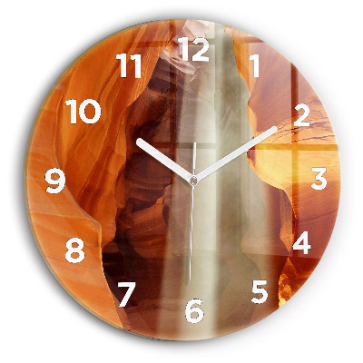 Kerek fali üvegóra 30 cm Sivatagi kanyon