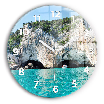 Kerek falióra 30 cm Víz alatti barlang