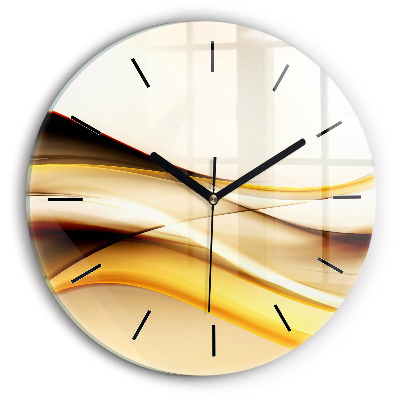 Kerek falióra 30 cm Hullám absztrakció