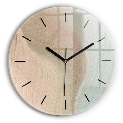 Kerek falióra 30 cm Hullám absztrakt