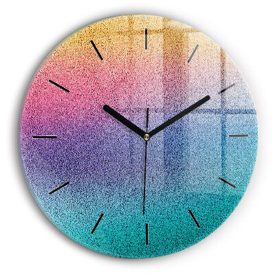 Kerek fali üvegóra 30 cm Gradiens minta