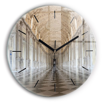 Kerek falióra 30 cm A Szűzanya szobra Lyonban