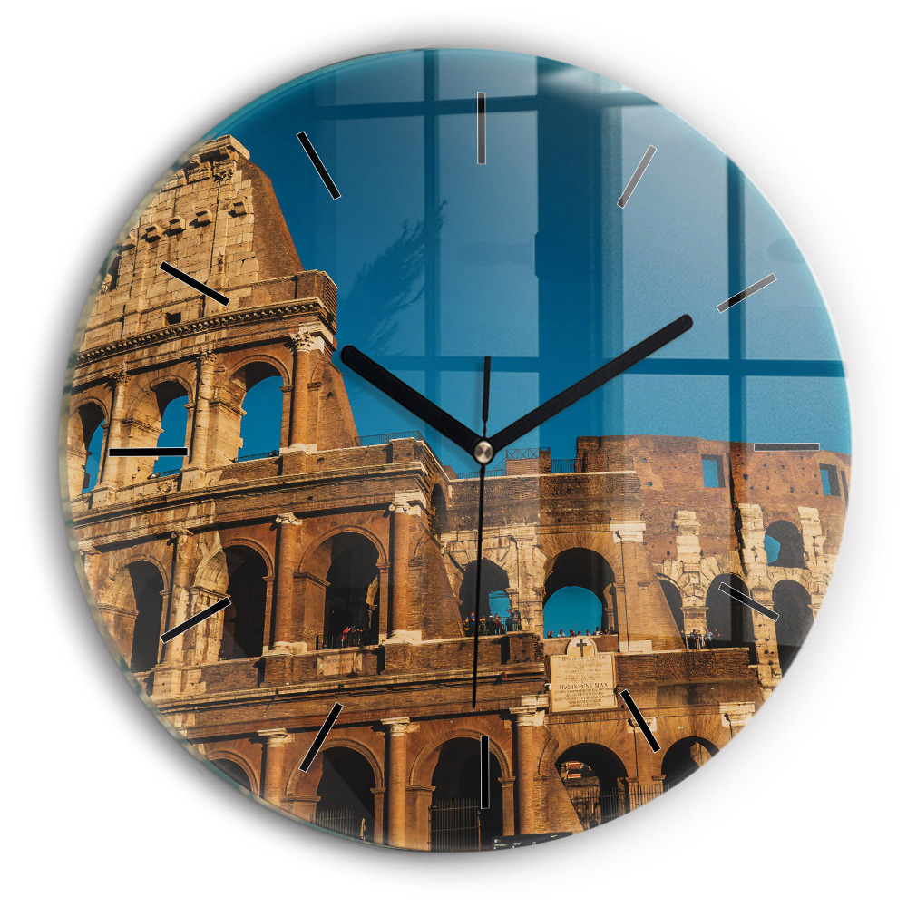 Kerek üvegóra 30 cm Colosseum Olaszországban