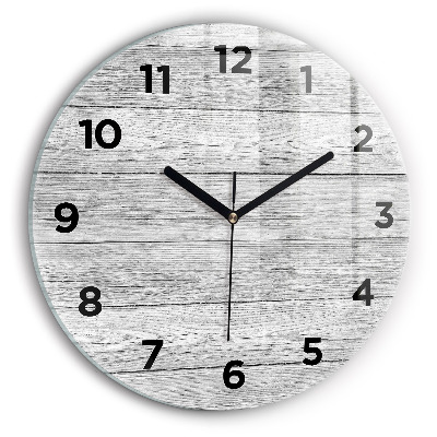 Egyedi üvegóra kerek 30 cm Fa panelek