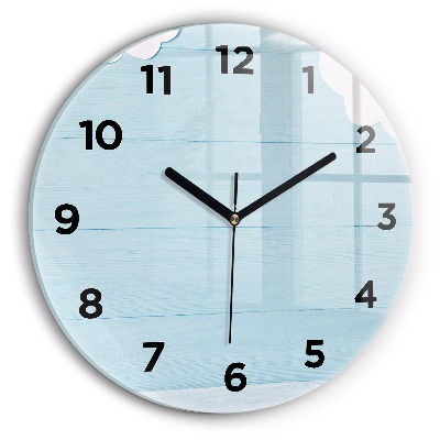 Kerek fali üvegóra 30 cm Gyermekek táblája