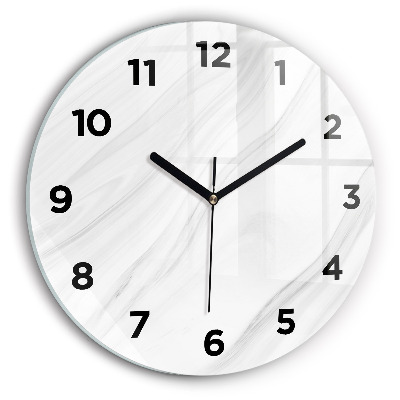 Kerek falióra 30 cm Dekoratív márvány