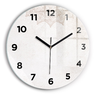 Fali üvegóra kerek 30 cm Dekoratív minta