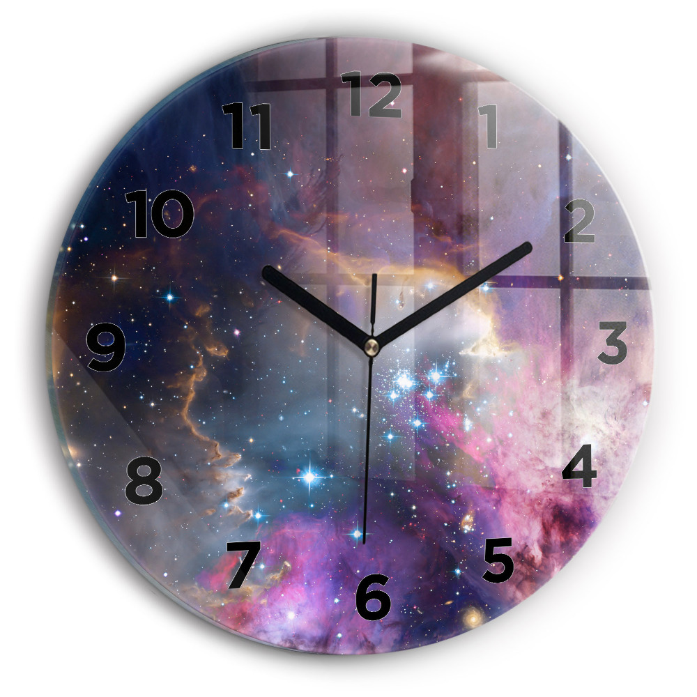 Kerek falióra 30 cm Galaxis és csillagok