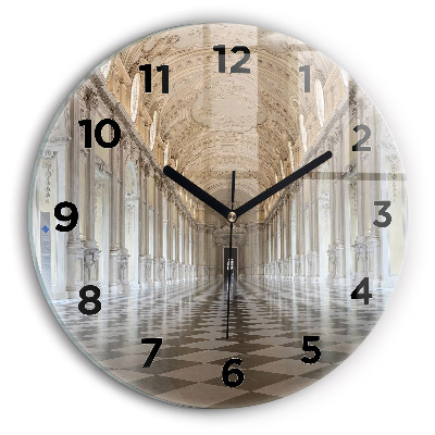 Kerek falióra 30 cm A Szűzanya szobra Lyonban