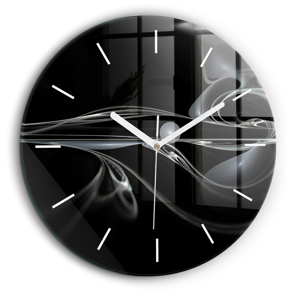 Kerek falióra 60 cm Absztrakt füst