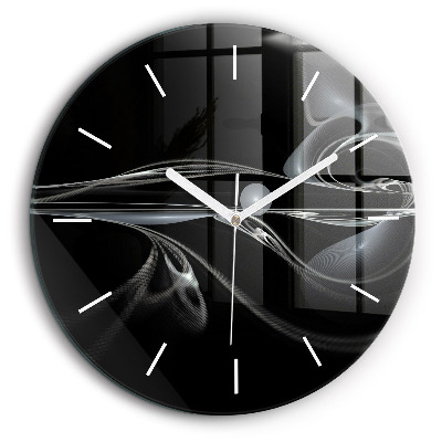 Kerek falióra 60 cm Absztrakt füst