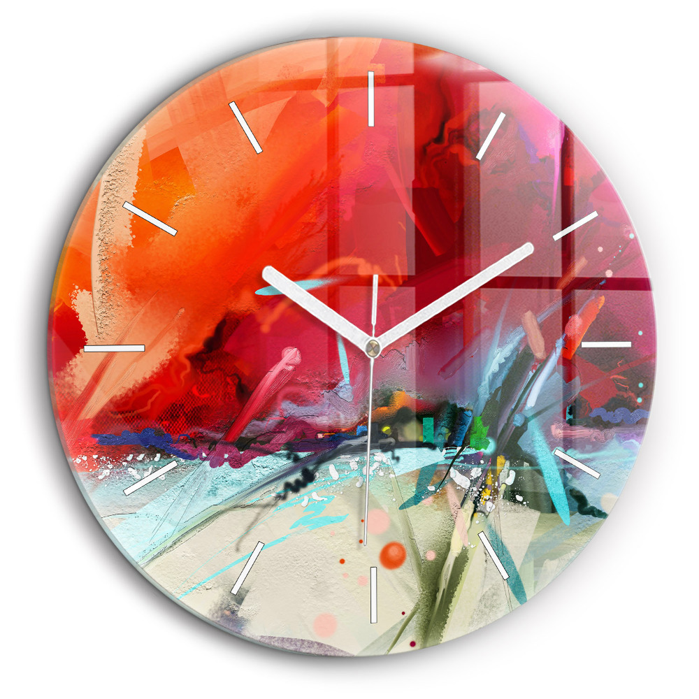 Kerek üvegóra 60 cm Fűszerek sorai