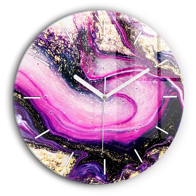 Kerek falióra 60 cm Absztrakt márvány