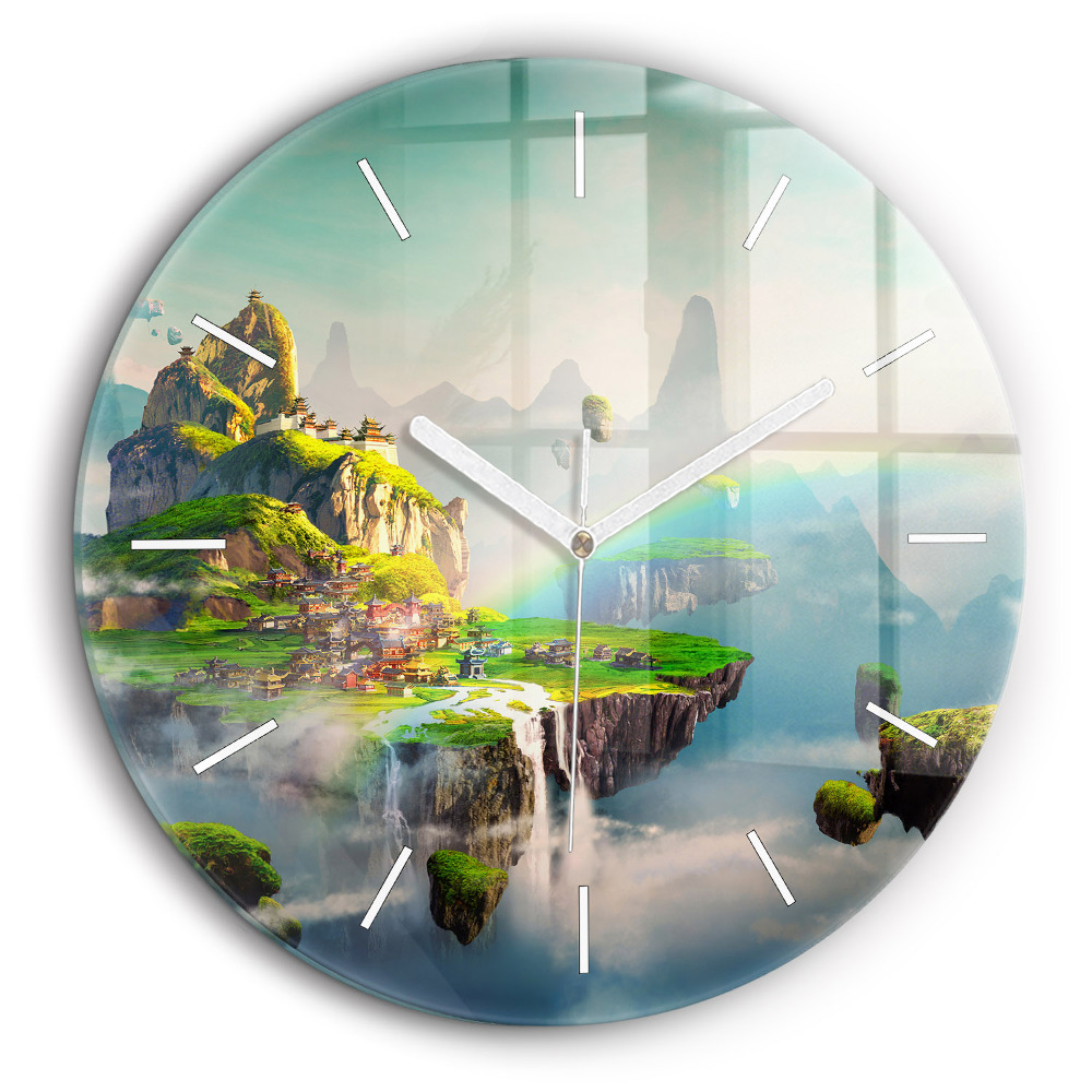 Kerek fali üvegóra 60 cm Kínai fantázia